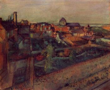 埃德加 德加 View of Saint Valery sur Somme 埃德加 德加 View of Saint Valery sur Somme